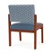 Lesro Lenox Armless Guest Chair, 22.5 in W 26 in L 31.5 in H LW1102 - alternate 2